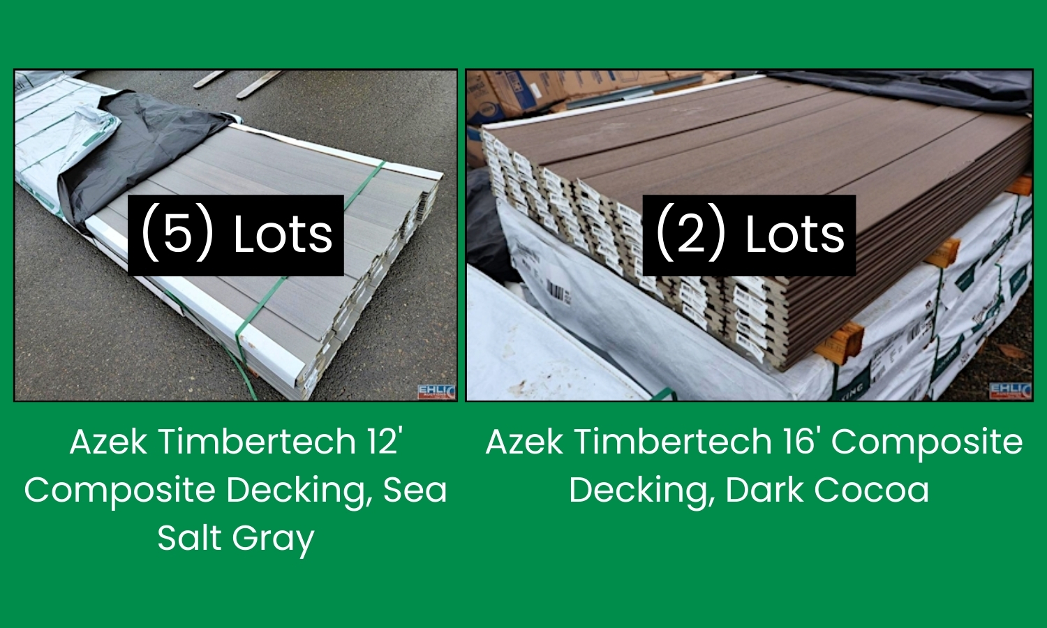 Azek Timbertech 16' Composite Decking, Dark Cocoa   Copy